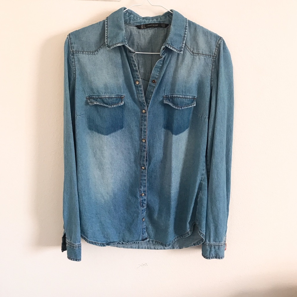 💙ZARA💙 Cute lone sleeves shirt